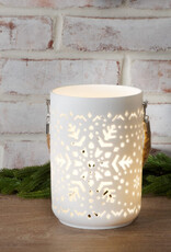 CERAMIC HOLIDAY LED LANTERN