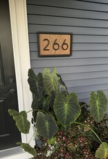 House Number Wood Sign