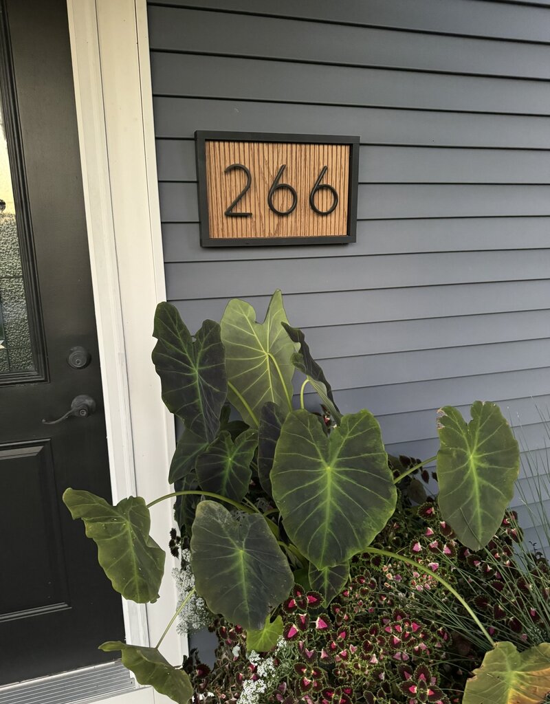 House Number Wood Sign