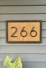 House Number Wood Sign