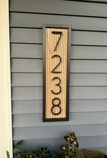 House Number Wood Sign