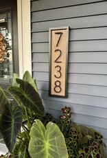 House Number Wood Sign
