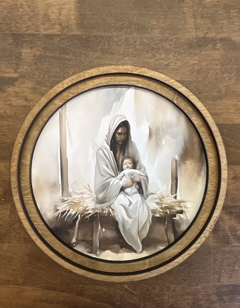 Round framed Art