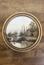 Round framed Art