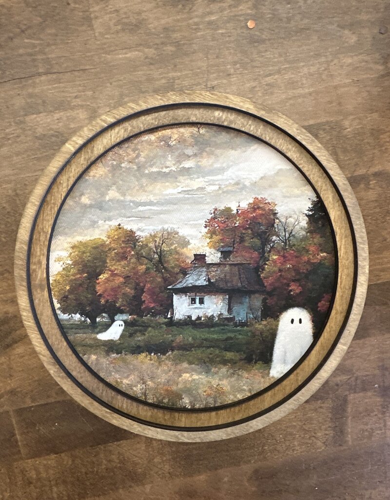 Round framed Art