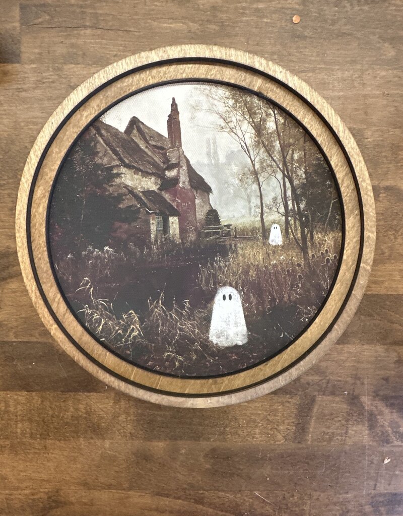 Round framed Art