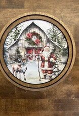 Round framed Art