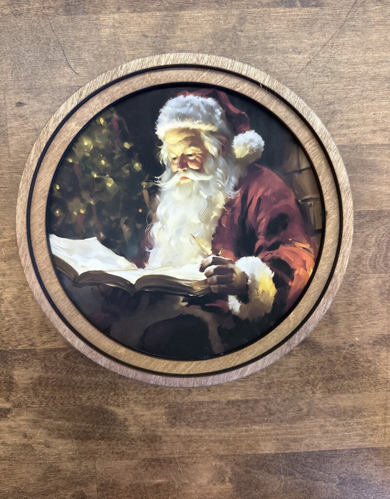 Round framed Art