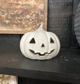 4.5" Wide White Ceramic J-O-L