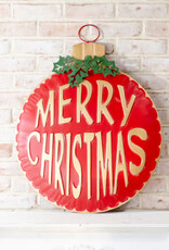 29" Red/Gold Merry Xmas Sign