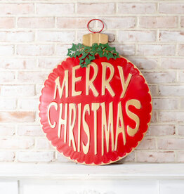 29" Red/Gold Merry Xmas Sign