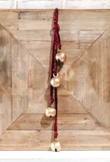 Gold Bell/Red Rope, 24"