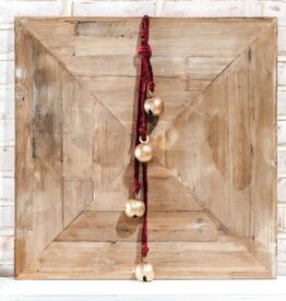 Gold Bell/Red Rope, 24"