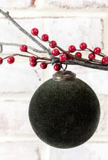 4" Velvet Ball Ornament