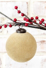 4" Velvet Ball Ornament