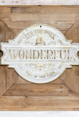 Gold Brush Wonderful Sign