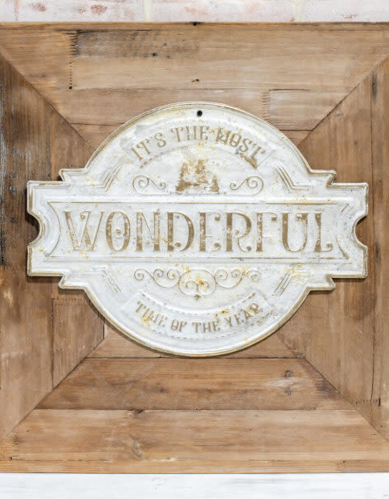 Gold Brush Wonderful Sign