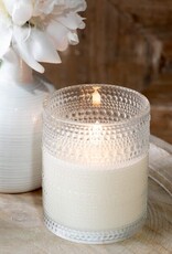 LED Beaded Glass Candle