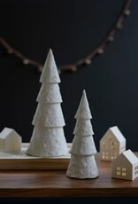 Paper Mache Christmas Trees (set of 2)
