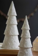 Paper Mache Christmas Trees (set of 2)