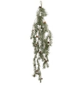 Iced Weeping Pine Garland, 4ft