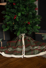 50" GREEN, RED & WHITE PLAID TREE SKIRT