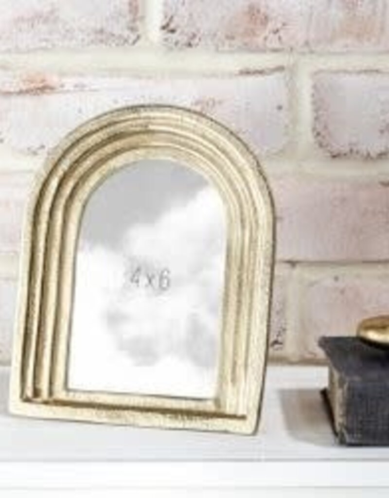 4x6 Gold Arch Photo Frame