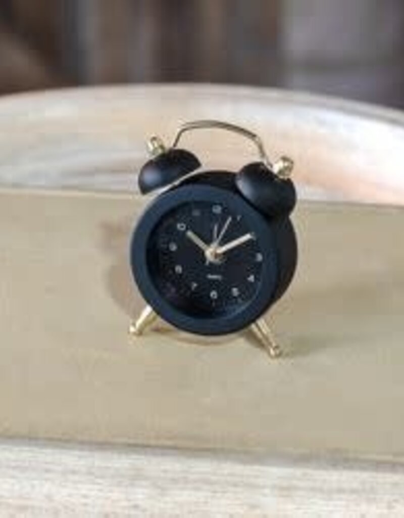 Black Mini 2 Bell Alarm Clock