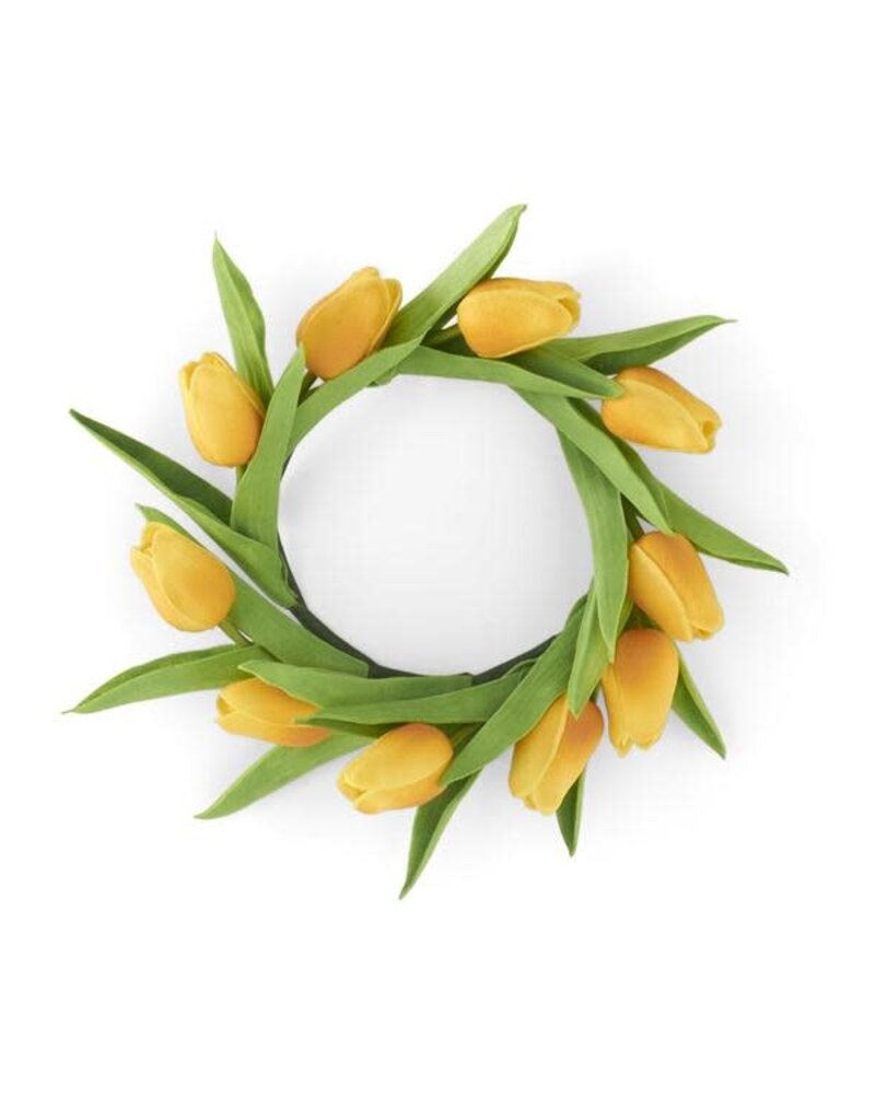 10" Real Touch Tulip Candle Ring