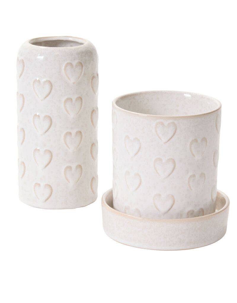 Heartfelt Vase 4x8