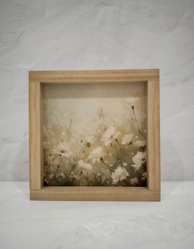 Raelyn wall decor, 7x7, dark walnut