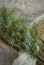39" Soft Green Tea Leaf Branch