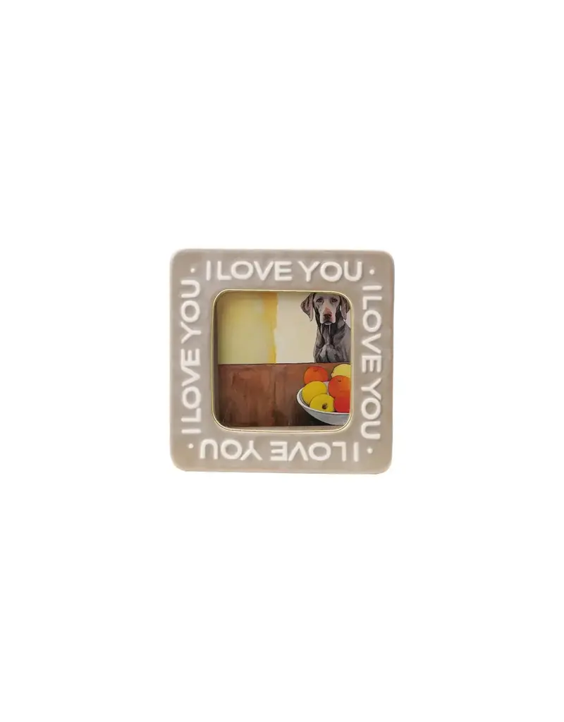 I love you Photo Frame, 3-1/2" Square Photo