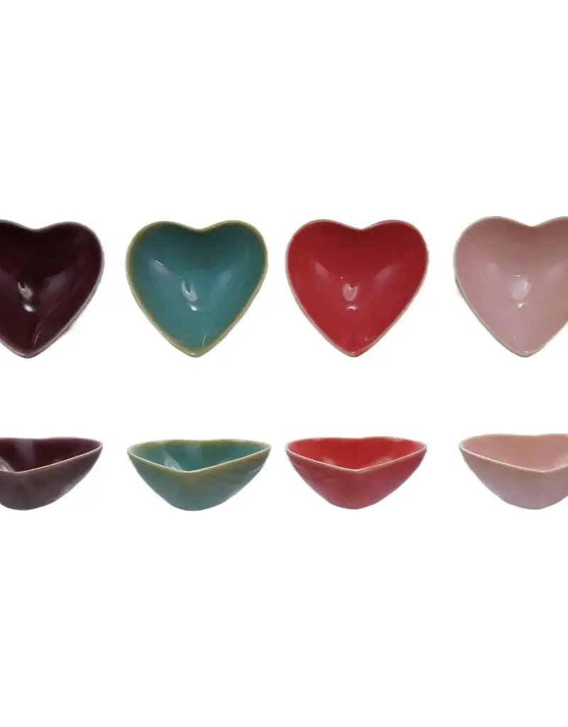 Stoneware Heart Shaped Dish