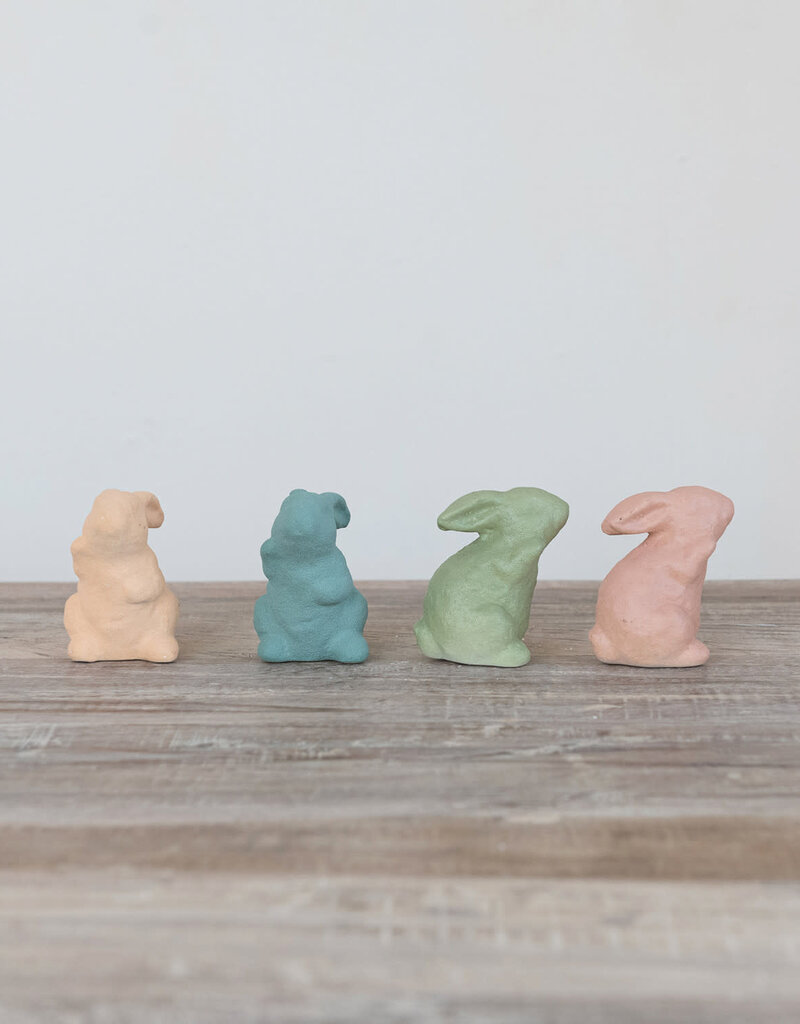 Stoneware Rabbit, Matte Finish, 4 Colors