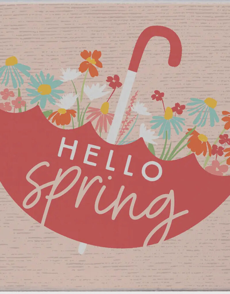 Spring Block Signs 5"x5"