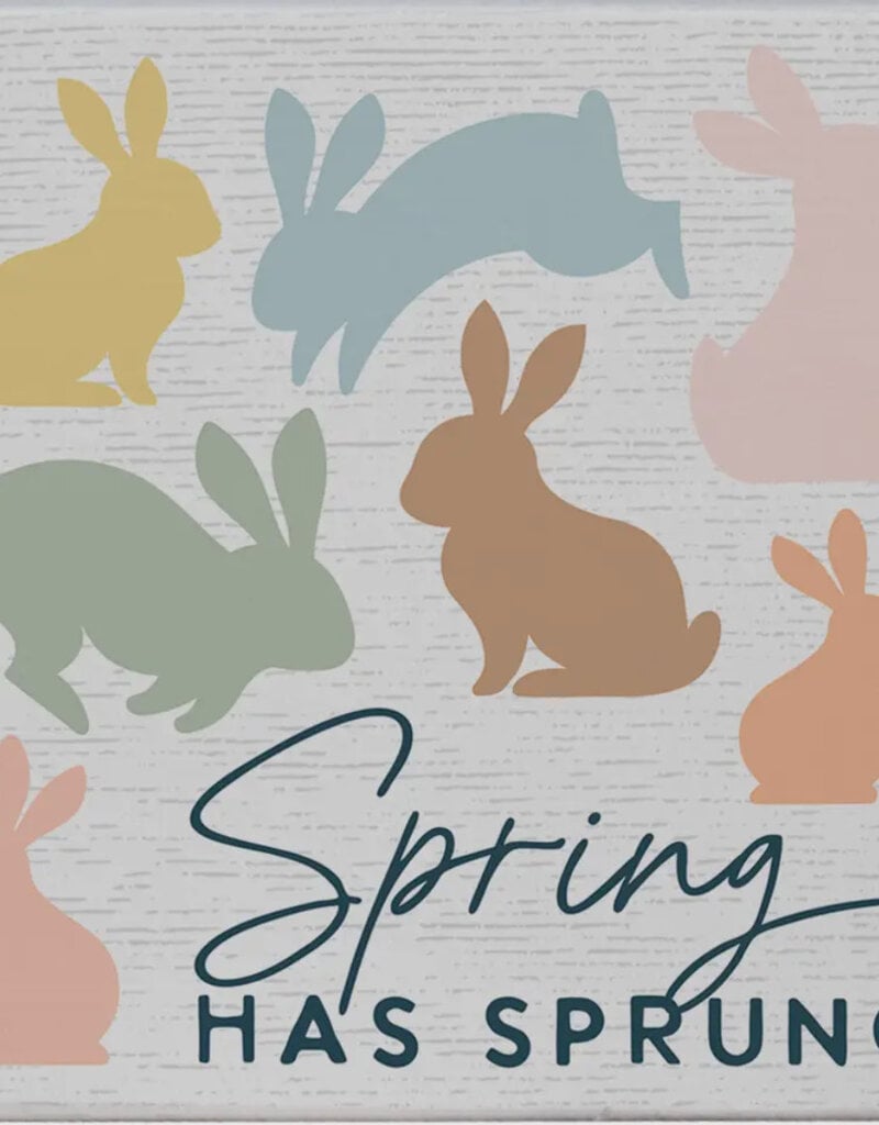 Spring Block Signs 5"x5"