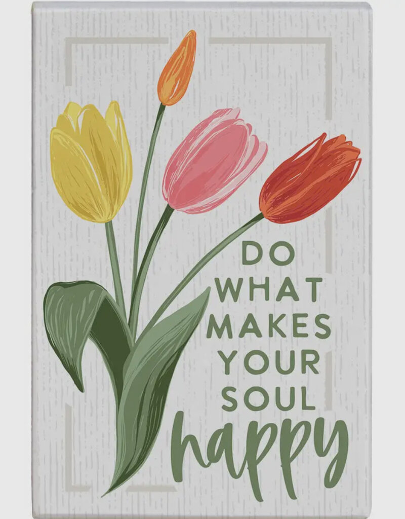 Spring Small Block Sign