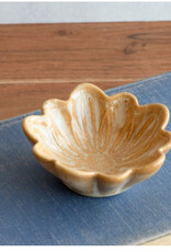 Honey Brown Flower Dish