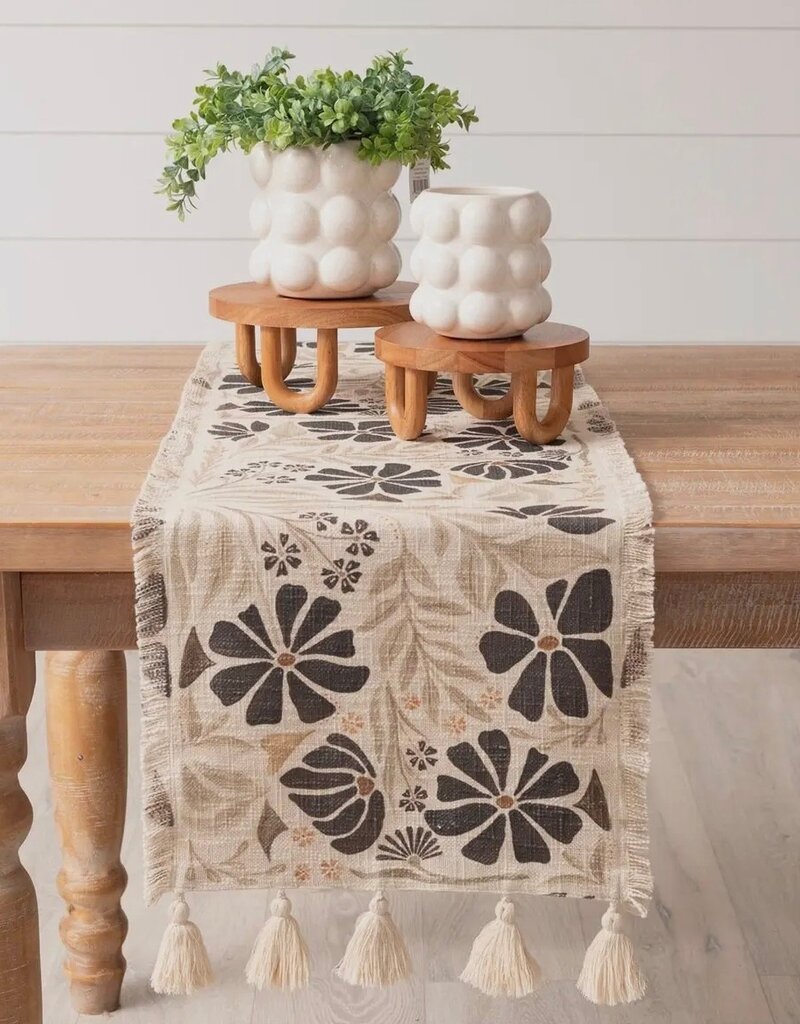 Modern Botanical Table Runner