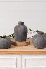 Black Distress Bud Vases
