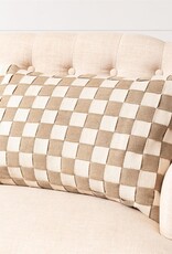 Lumbar Pillow, Woven Check