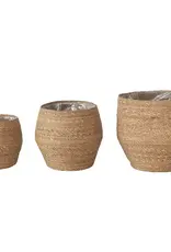 Round Sea Grass Belly Basket