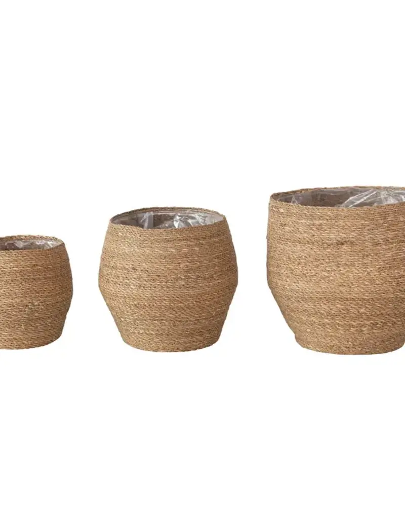 Round Sea Grass Belly Basket