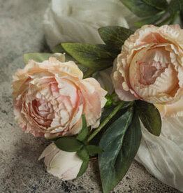 27.5" PINK PEONY SPRAY