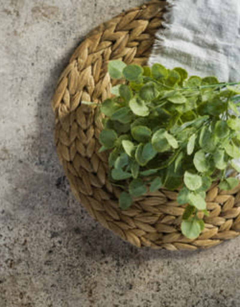14.5" GREEN POPLAR LEAF BUSH