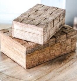 Wood Weave Box