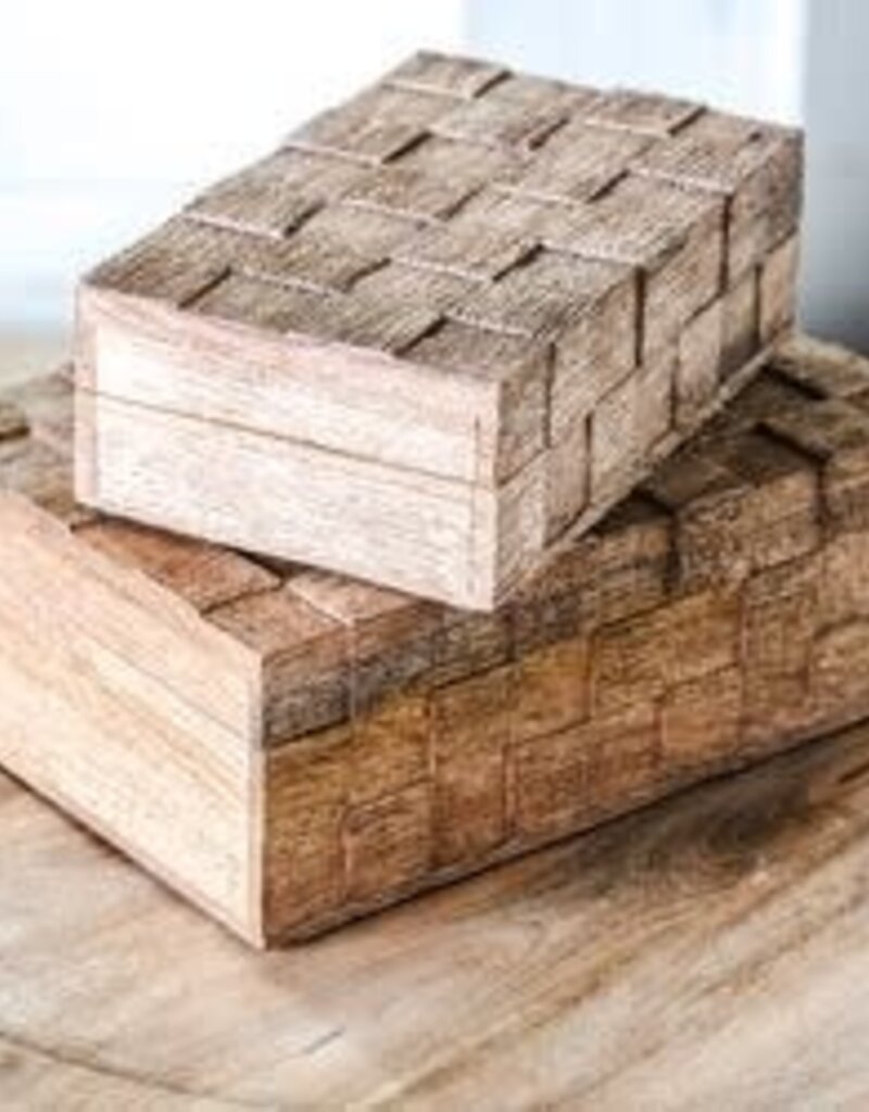 Wood Weave Box