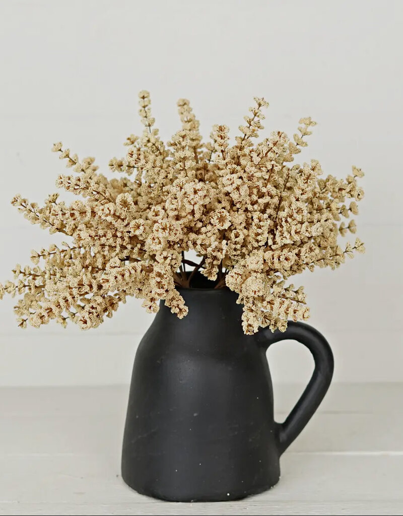 14" Cream Millet Berry Bush