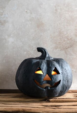 6.5" Terracotta J-O-L Pumpkin